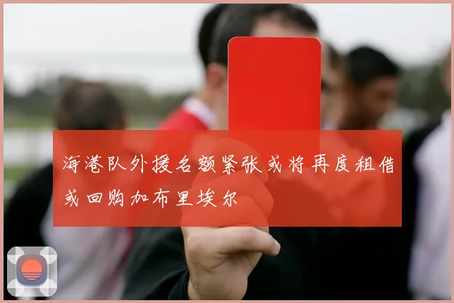 海港队外援名额紧张或将再度租借或回购加布里埃尔